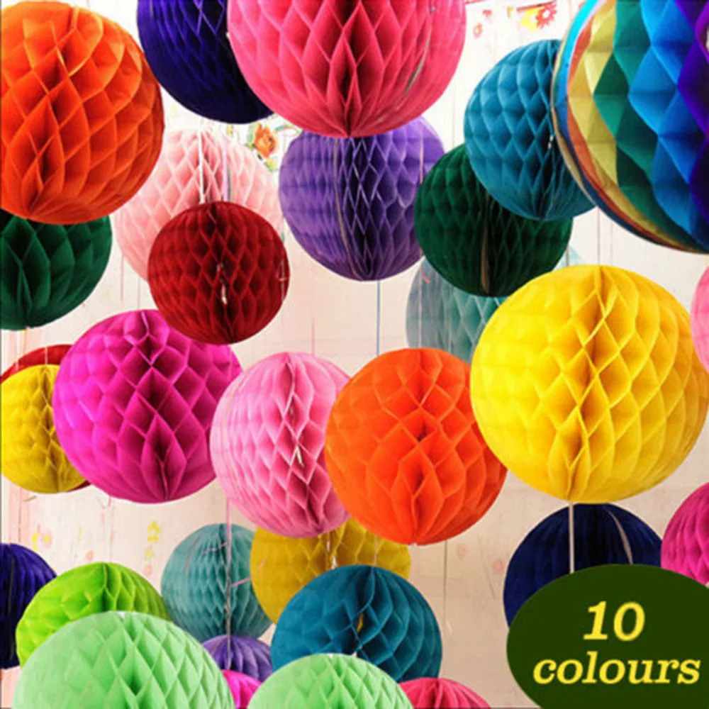 15 см бумажный цветочный шар тканевая бумага Цветы шары помпоны Сотовый Фонарь