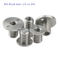 stainless steel adapter screw conversion nut inch 38 turn to 14 with mounting double holes