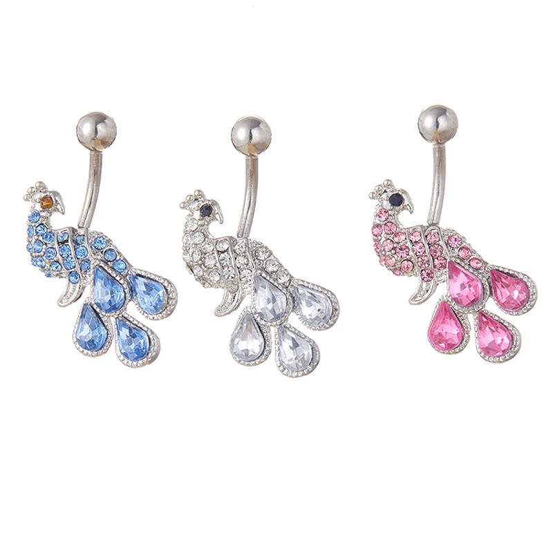 

Пирсинг живота из нержавеющей стали смешанных цветов