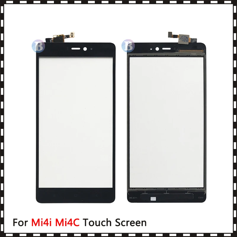 

10Pcs/lot AAA 5.0" For Xiaomi Mi 4 4C 4i 4S Mi4 Mi4i Mi4C Mi4S Touch Screen Digitizer Sensor Outer Front Glass Lens Panel