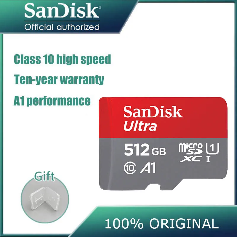 Двойной Флеш-накопитель sandisk микро sd 128 ГБ class10 карты памяти 16 Гб оперативной 32