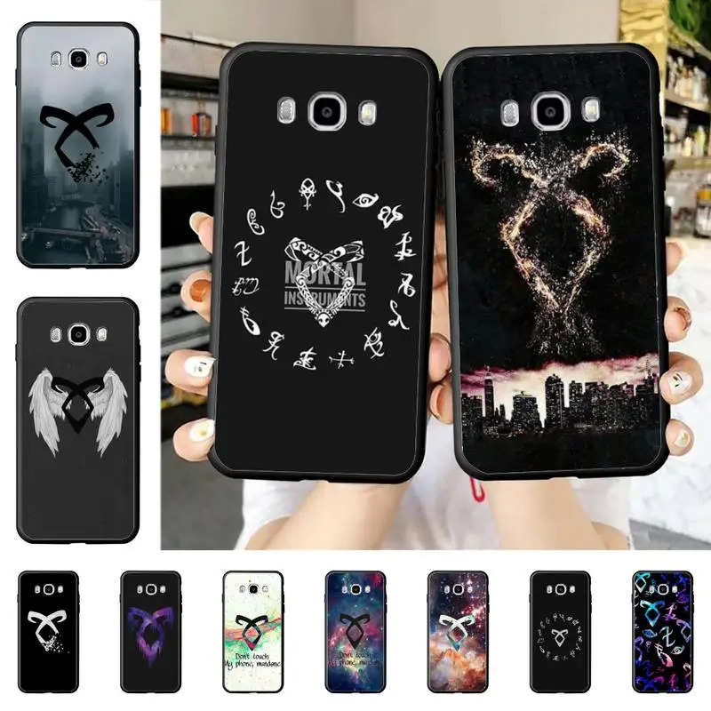 

Yinuoda Shadow Hunters Phone Case for Samsung J 2 3 4 5 6 7 8 prime plus 2018 2017 2016 core