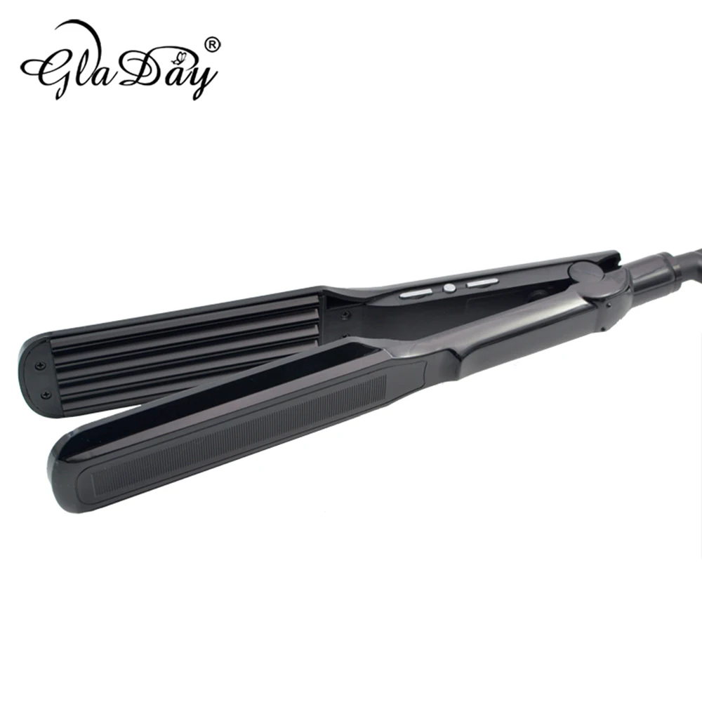 Профессиональные керамические щипцы для волос GLADAY гофрированные бигуди завивки