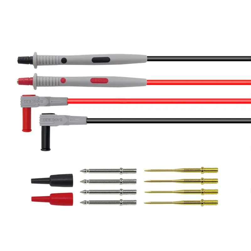 

Digital Multimeter Probes Test Probes Leads Replaceable Needles Kits Clearance Cable Wire Tips Alligator Clip 203C