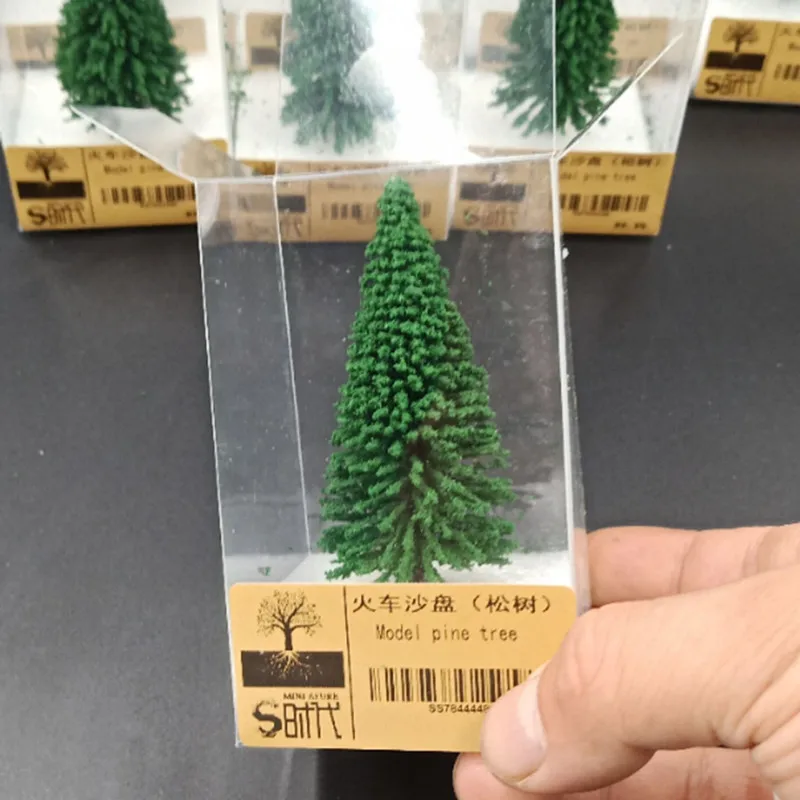 

1Pc 12cm Simulation Tree Model Scene Pine Tree Model Sand Table Model Materials