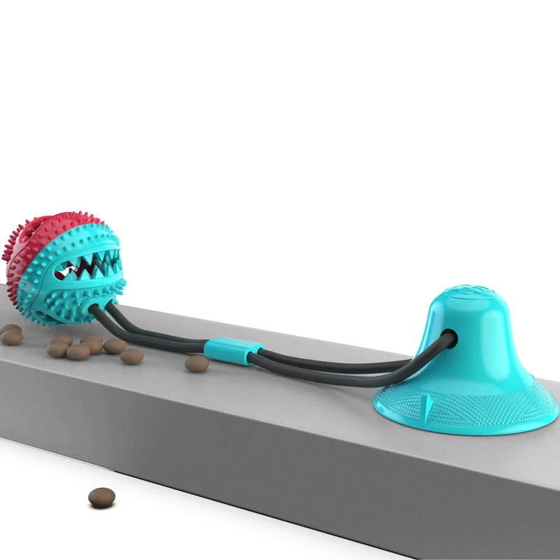 Molar Bite Interactive Dog Toy with Durable Rope Pet Toys Suction Cup Tooth Cleaning Chewing Rubber | Дом и сад