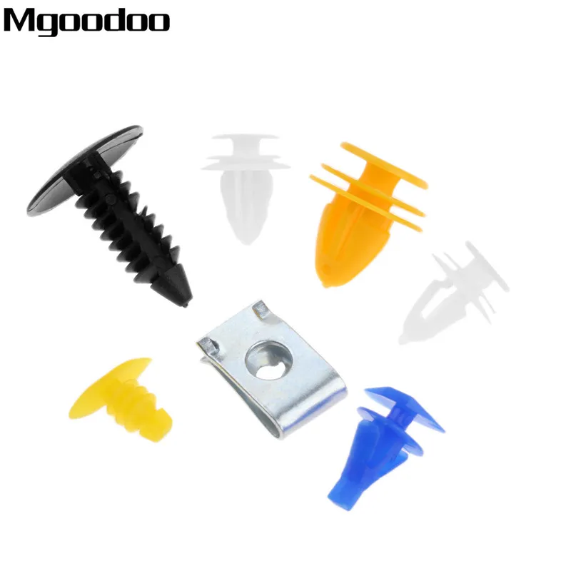 200 шт. 20 видов универсальные разные крепежные элементы для отделки двери|Клипсы и