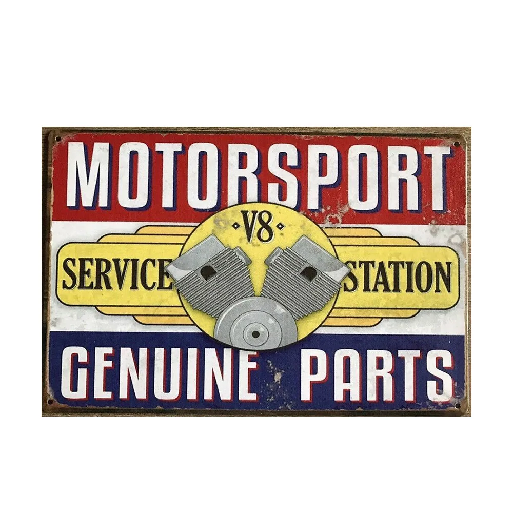 

Винтажная металлическая ретро-горка для мотоспорта