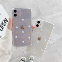 girls heart bowknot suitable for 11promax apple x phone case xr epoxy iphone78plus protective