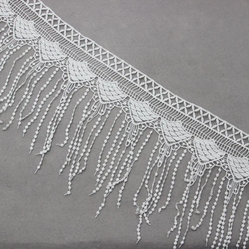 2 ярда кисточка кружевная отделка Лента для свадебного платья вышитые ремесло