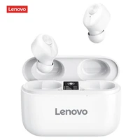 lenovo ht18 wireless headphones tws true bluetooth earphone earbuds stereo hd with mic headset big battery 1000mah charging box