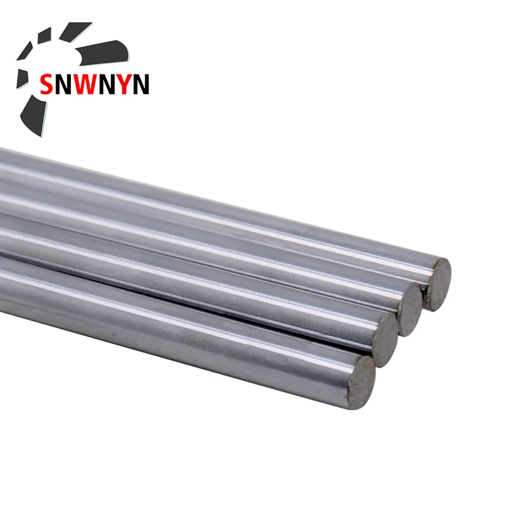 

Optical Axis OD 8mm 10mm 12mm 2PCS Linear Shaft Cylinder Linear Rail Smooth Round Rod Length 300mm - 600mm For 3D Printer Parts