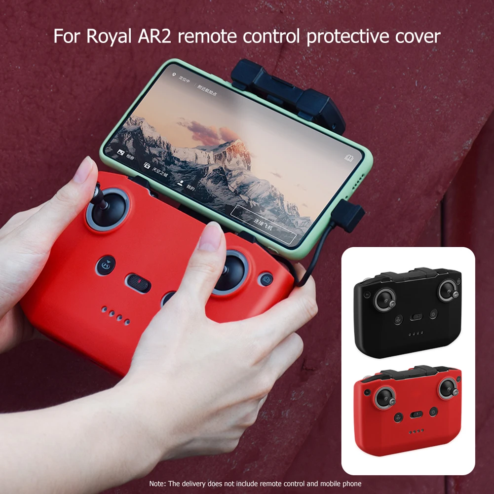

Silicone Protective Case Sleeve for DJI Mavic Air 2 Drone Remote Control Scratch-Proof Dust-Proof Cover