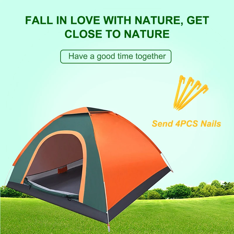 Туристическая двухслойная палатка водонепроницаемая Всесезонная для походов