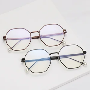 Мужские Женские Мужские очки в металлической оправе, с защитой от излучения, в стиле ретро, очки для компьютерных игр