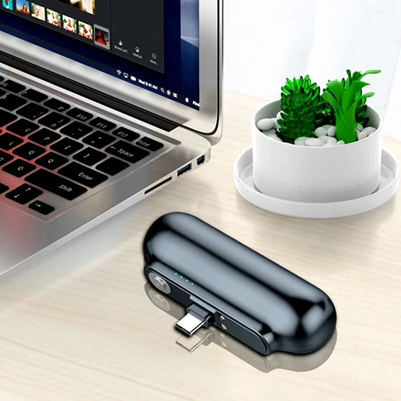 Внешний мини аккумулятор на 2600 мА · ч с портом Type C и Micro USB|Внешние аккумуляторы| |