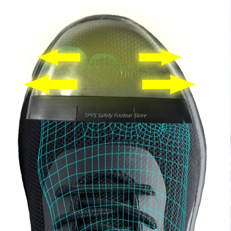 

Lightweight Safety Shoes Men's Work Shoes Anti-stabbing Safety Boot With Steel Toe Cap Protective Work Boots Men's Work Sneakers