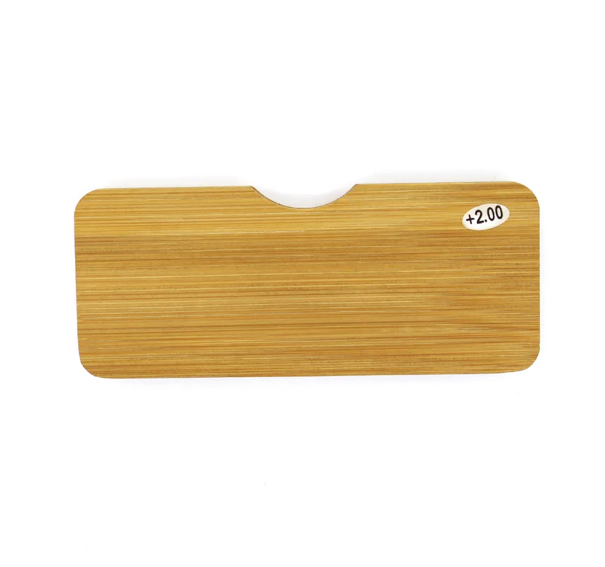 Пандер 2019 бамбуковые очки с клипсой для носа мини легкие чтения Чехол