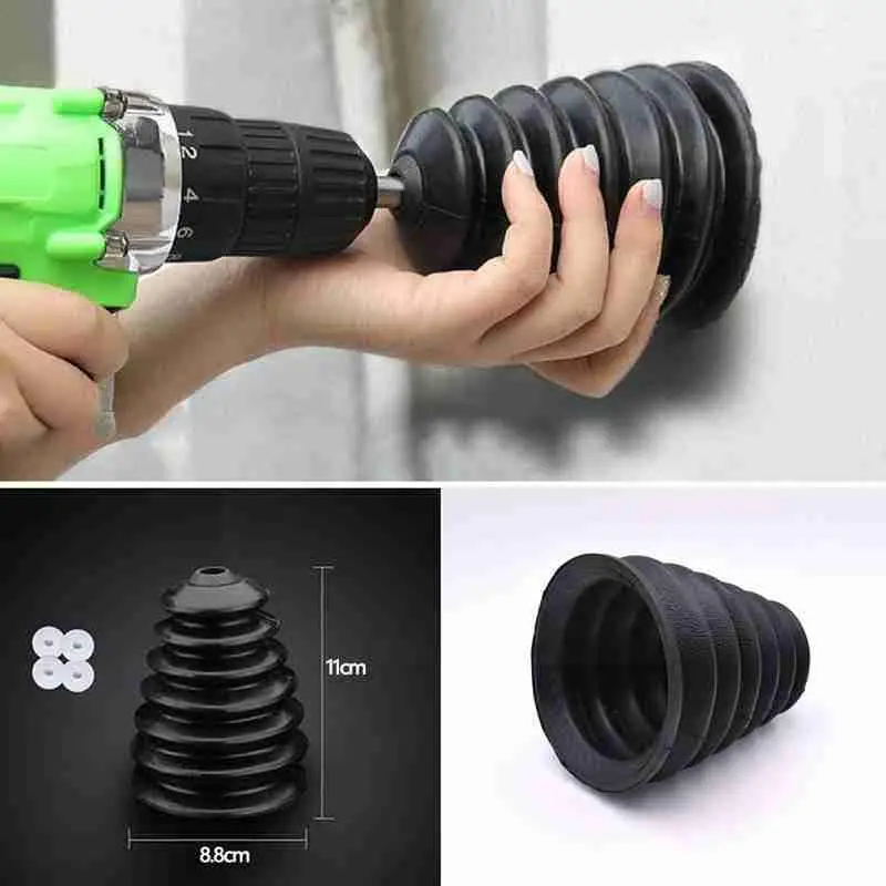 

Electric Drill Dust Cover Silicone Impact Hammer Drill Dust Device Electric Dust Tools Collector Dust Proof Power Cover Ham S7P1