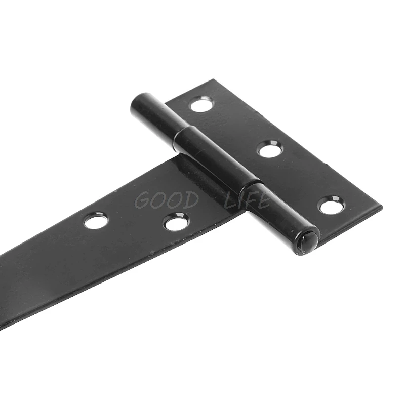 

Black Paint T Shape Triangle Hinge Cabinet Shed Wooden Door Gate Hinges Hardware