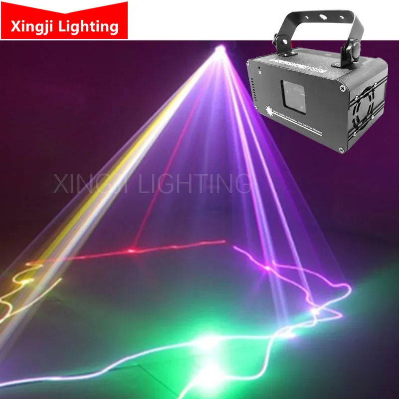 Лазерный прожектор dmx rgb для дискотек и рождевечерние полноцветный с 1 отверстием