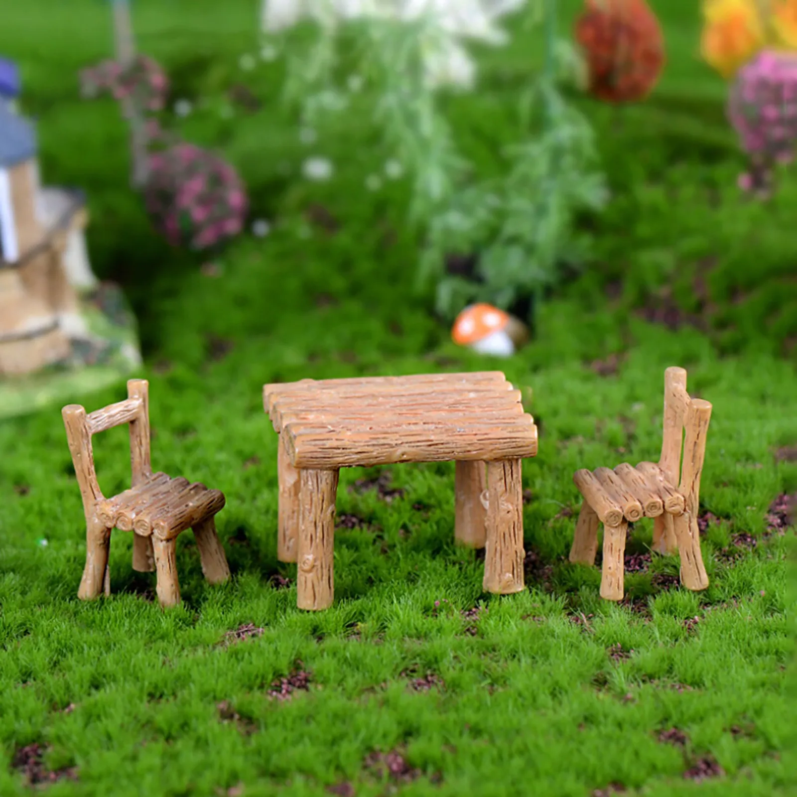 

Настольное кресло, домашний декор, полимерное ремесло, микро-ландшафт, Женская миниатюрная фигурка, аксессуары для украшения дома 3 шт./комп...