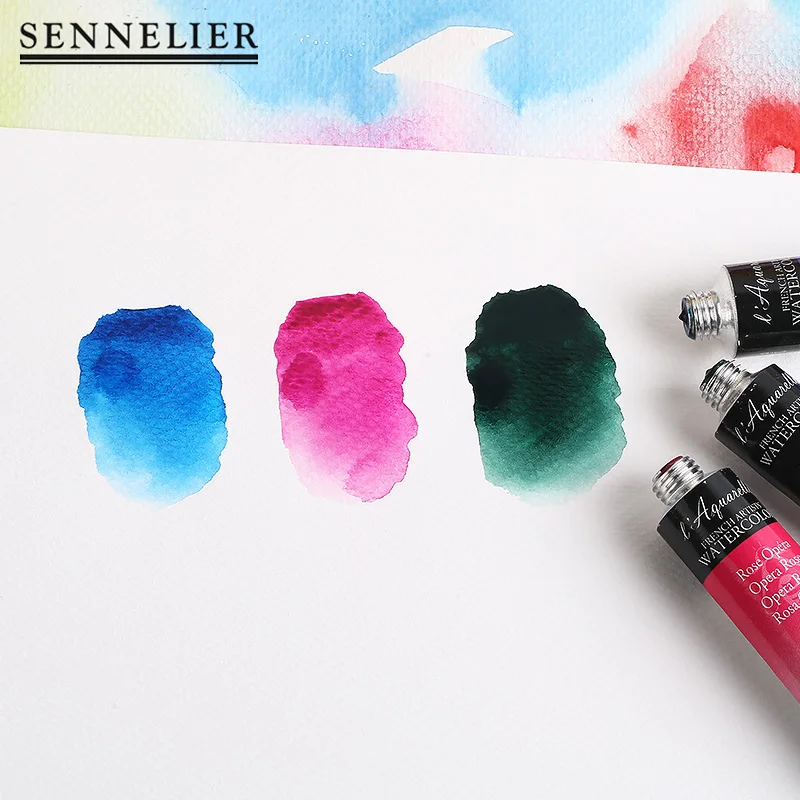 Франция Sennelier Aquarela старший художник акварельный пигмент художника Твердые