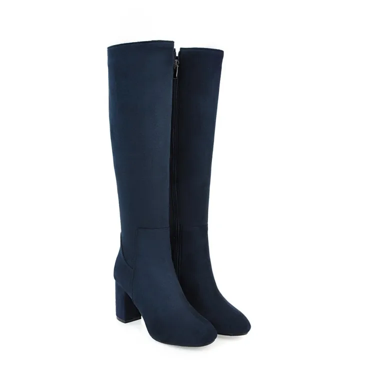 Большой размер 11 12 13 модные европейские и американские ботинки с квадратным