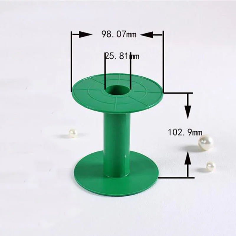 2PCs 10.3cm Empty Plastic Bobbin Spools For Thread Wire ribbon lace trim webbing Needlework String Ribbon Jewelry Accessories - купить по