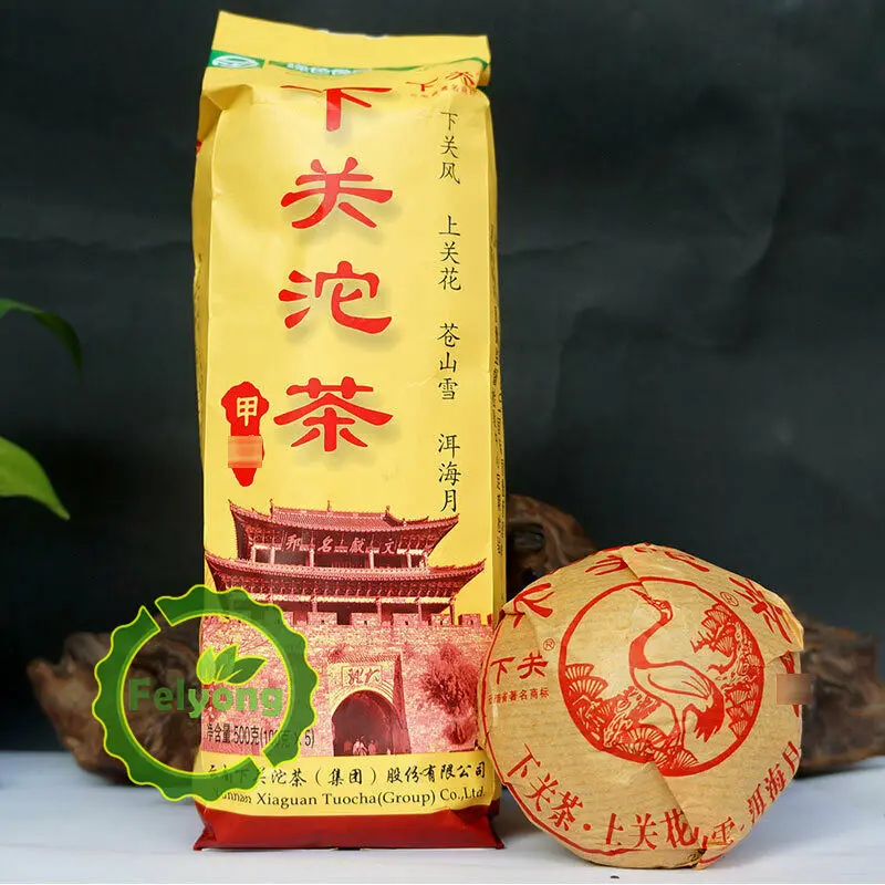 2013 чай Xia Guan Raw Pu-erh Юньнань туоча в возрасте Shen Pu-erh 100 г