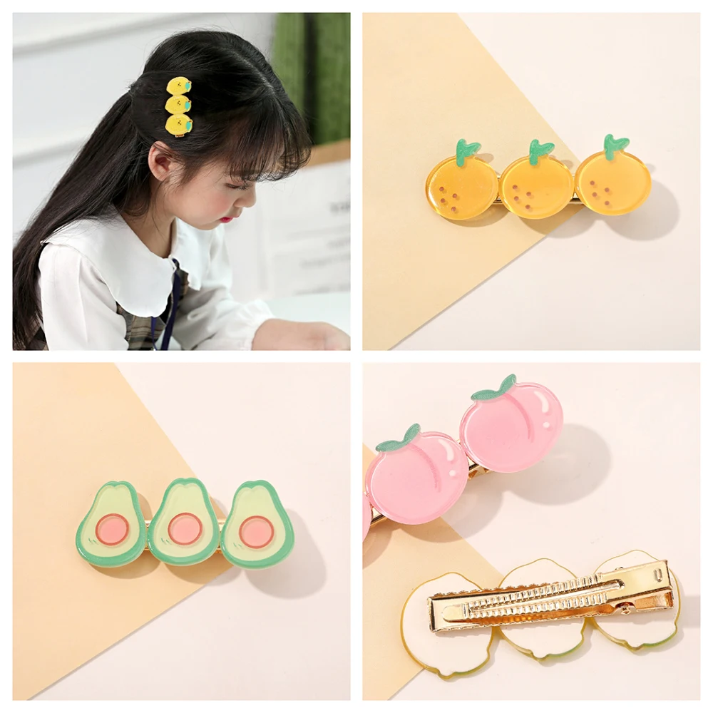 

Новинка 2022, заколка для волос, летняя свежая заколка для волос, заколка для волос с фруктами, металлическая заколка для волос, Симпатичные ак...