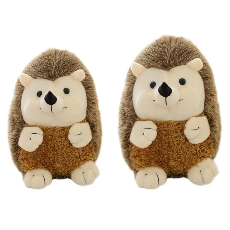 2 шт. практичная креативная портативная плюшевая Ёжик Кукла Плюшевая животное