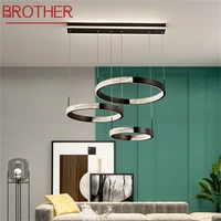 brother pendant lights nordic creative modern home led lamp fixture for decoration dinning room