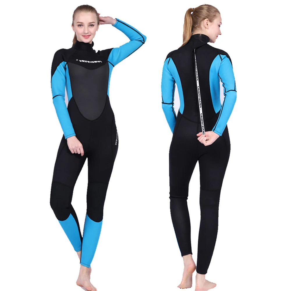 

Неопреновый гидрокостюм 3 мм, Женский костюм для подводной рыбалки, виндсерфинга, кайтсерфинга, охоты, серфинга, Сноркелинга, одежда для подводной охоты