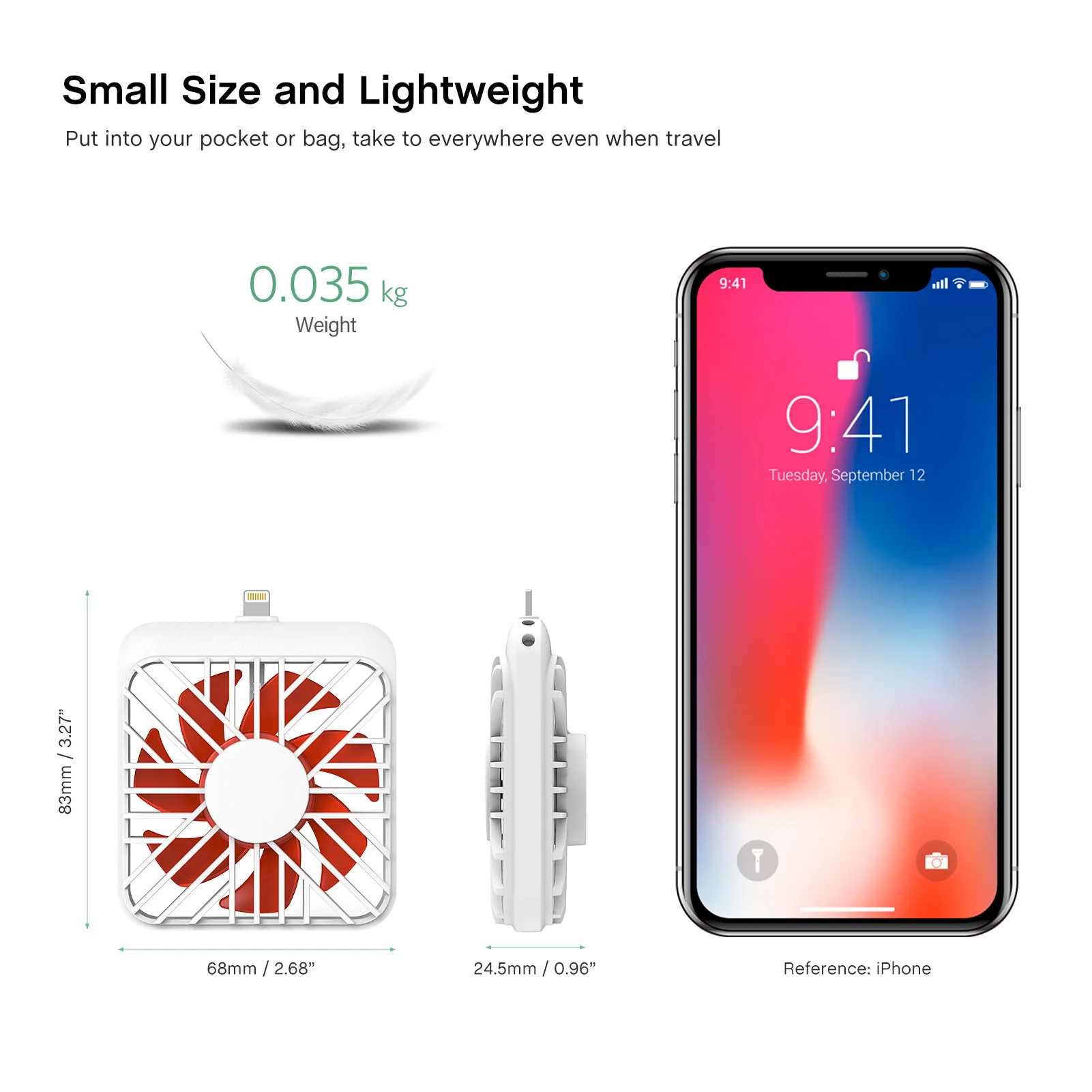 

Mini Mobile Fan Portable Tablet USB Fan Low Energy Consumption Smart Phone USB Fan Cooling Tools In Summer Made Of ABS Plastic