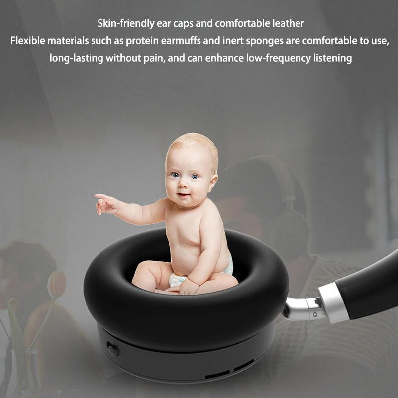 

Active Noise Reduction Bluetooth Headset Subwoofer Sports Gaming Headset Wireless Headset