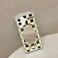 fashion for iphone 13 11 mobile phone case iphone 13pro mirror chess and card case 78plus