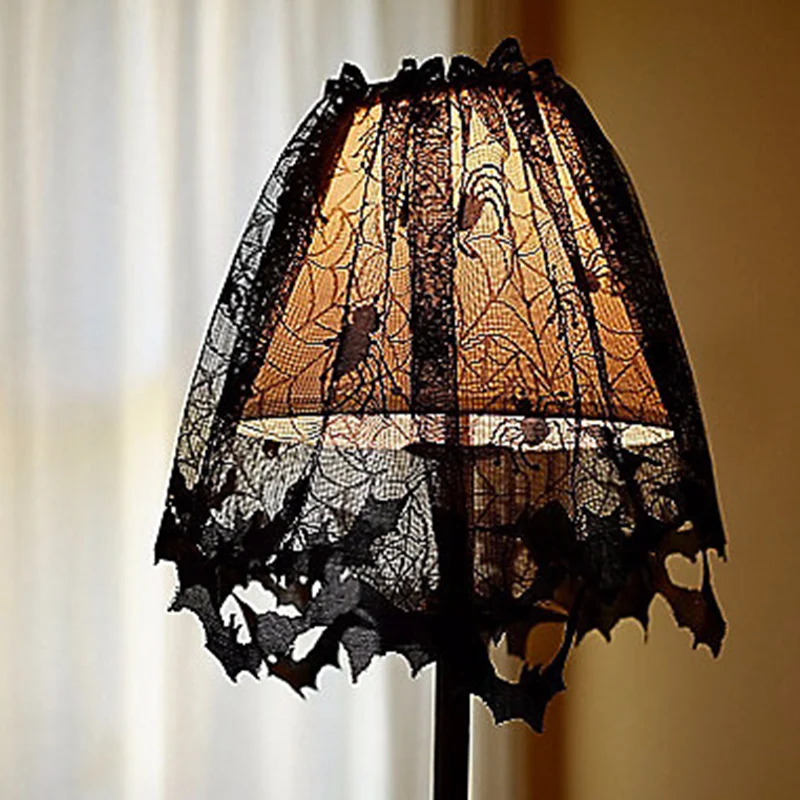 Короткие черные кружевные занавески для гостиной кухонного стола покрытие