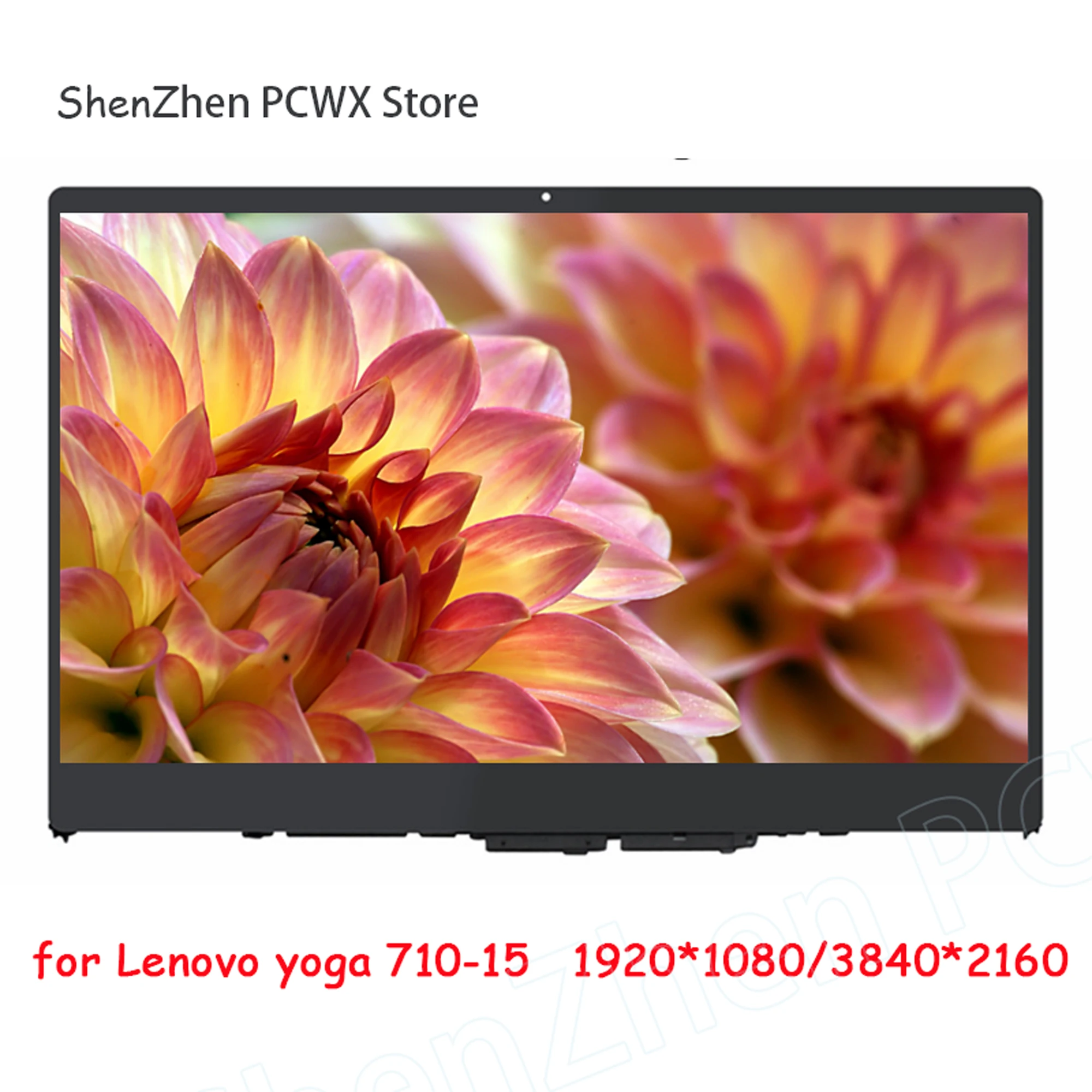 Сменный сенсорный ЖК экран для ноутбука Lenovo Yoga 710 15 IPS 30pin FHD 1920*1080 UHD 3840*2160 4K 6