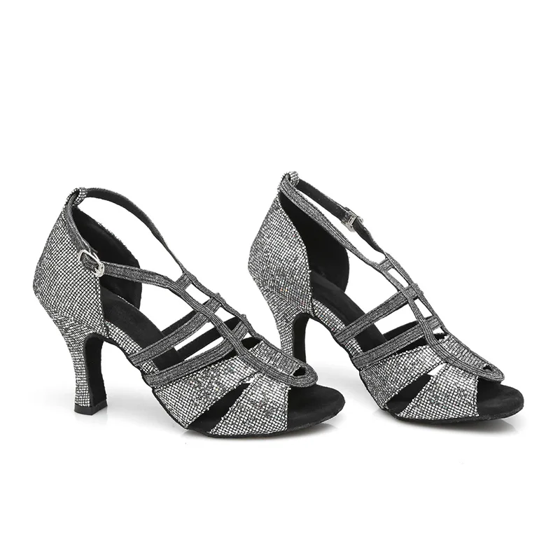 Женская обувь для латинских танцев на каблуке Обувь сальсы бальных танго самбы