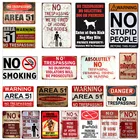 Металлический рекламный девиз для собак, Настенный декор для дороги, улицы, серфинга, клуба, ресторана, жестяные железные знаки