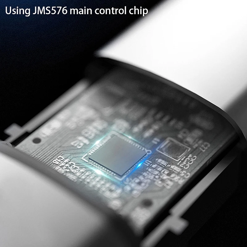 

JSYERA M.2 Mobile Hard Disk Box, NVMe to Type-C 10Gbps Line Box, One SSD External Mobile NVMe Hard Disk Box