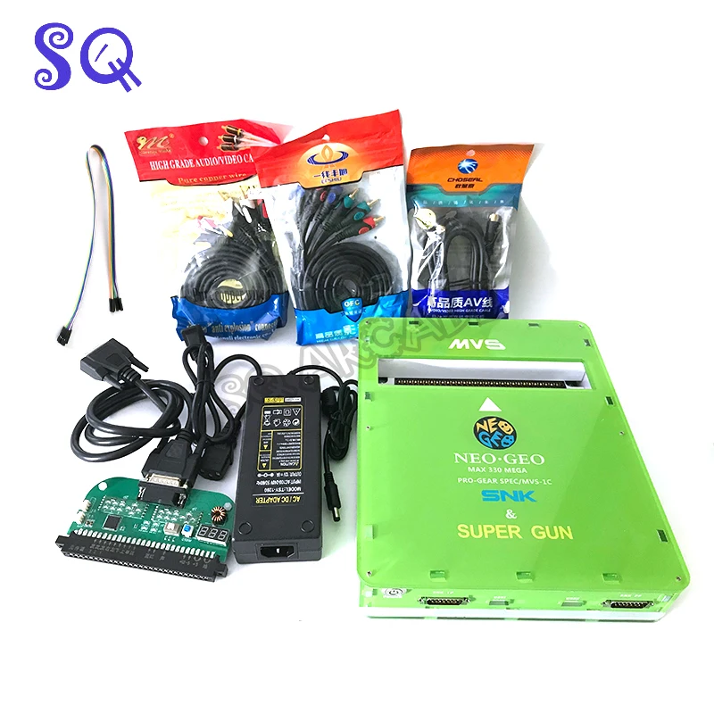 Новый геймпад JAMMA CBOX MVS SNK NEOGEO MVS-1B to DB 15P Joypad SS с выходом AV RGB для картриджа 161 in 1 и 120 в