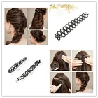 Инструмент для плетения волос Magic French, Плетеный ролик для завивки волос с крючком, простой в использовании инструмент для укладки пучка волос