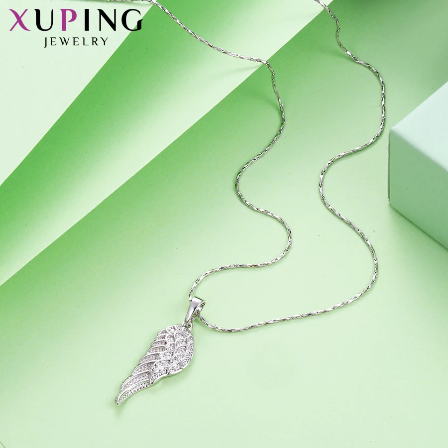 Ювелирные изделия Xuping модное ожерелье в форме крыльев Подвеска для женщин