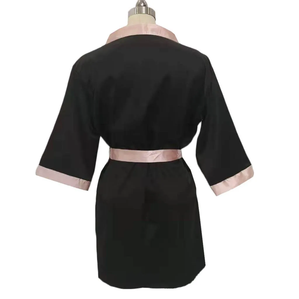 

High Quality Ladies New Sexy Nightwear Pajamas Suit Intimate Lingerie Women Sleep Set Robe Soft Homewear Sleepwear with Belt