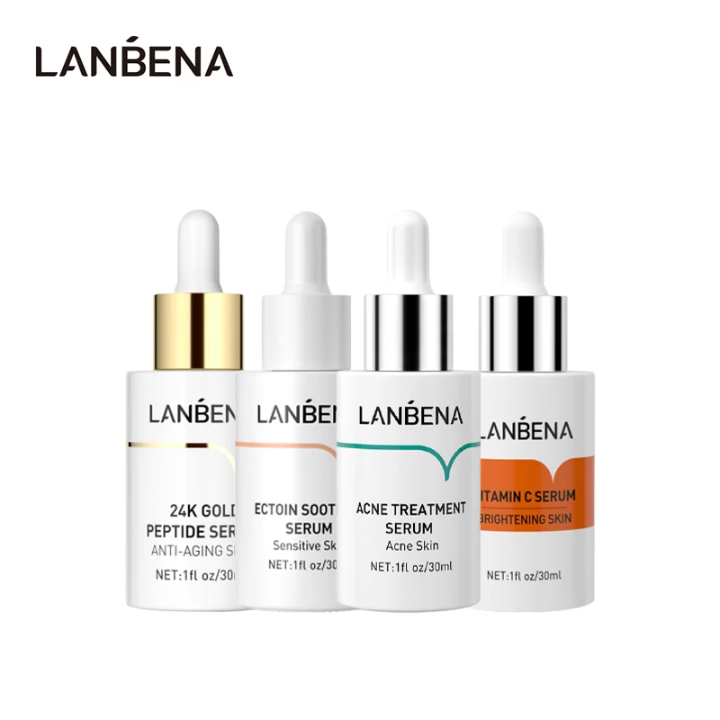 

LANBENA Pore Shrinking Serum Moisturizing Anti-Aging Wrinking Essence Oil-Control Firming Whitening Repairing Smooth Skin Care
