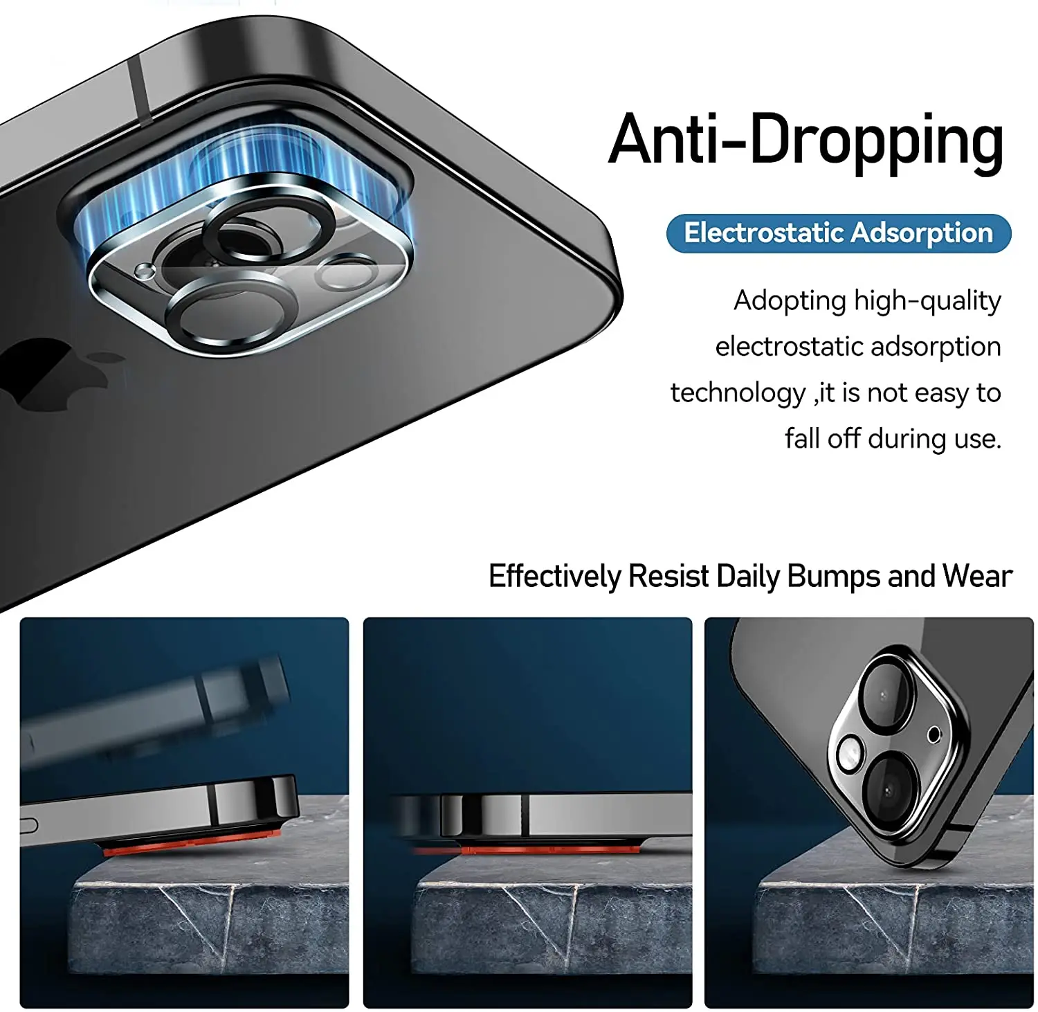 Защитное стекло для iphone 13 Por Max полное покрытие объектива камеры | Мобильные