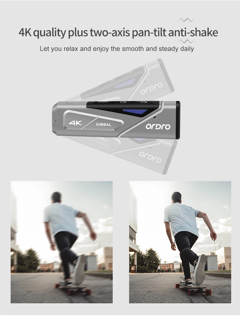 للبيع كاميرا فيديو احترافية جديدة OEM ODM EP7 POV تعمل بالواي فاي كاميرا فيديو 4K UHD يمكن ارتداؤها كهدية