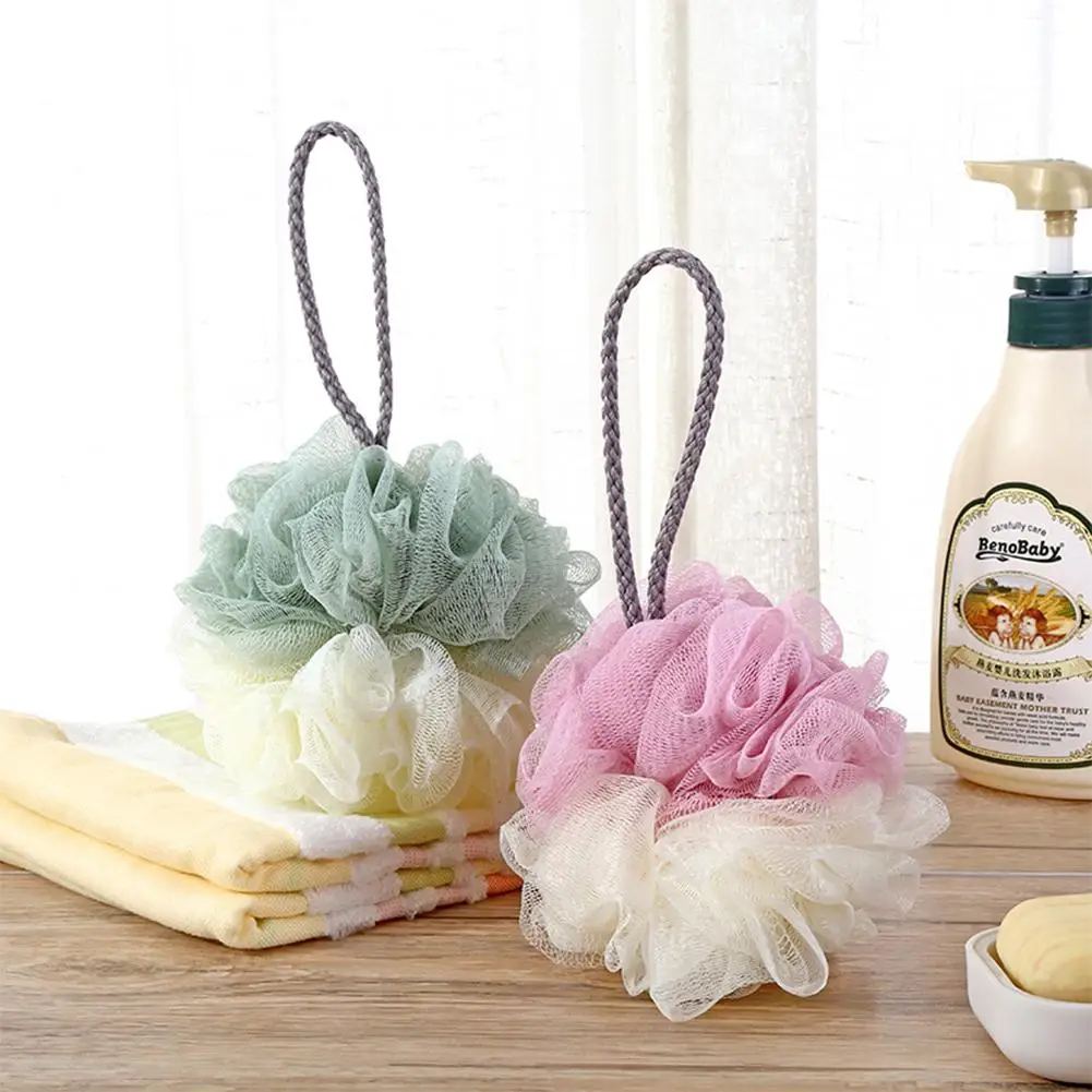 4 шт. мягкая моющая Подушечка для ванны двойной цвет прочная щетка тела спины